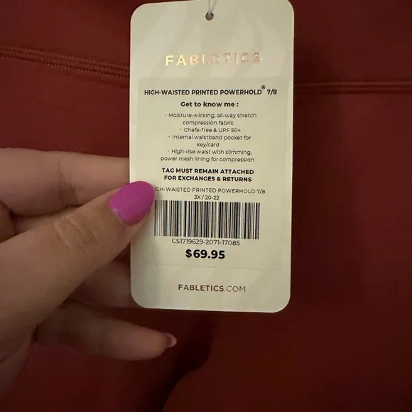 Fabletics Terracotta Leggings - Picture 5 of 7